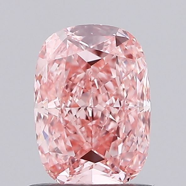 1.0 CT Fancy Vivid Pink CUSHION MODIFIED
