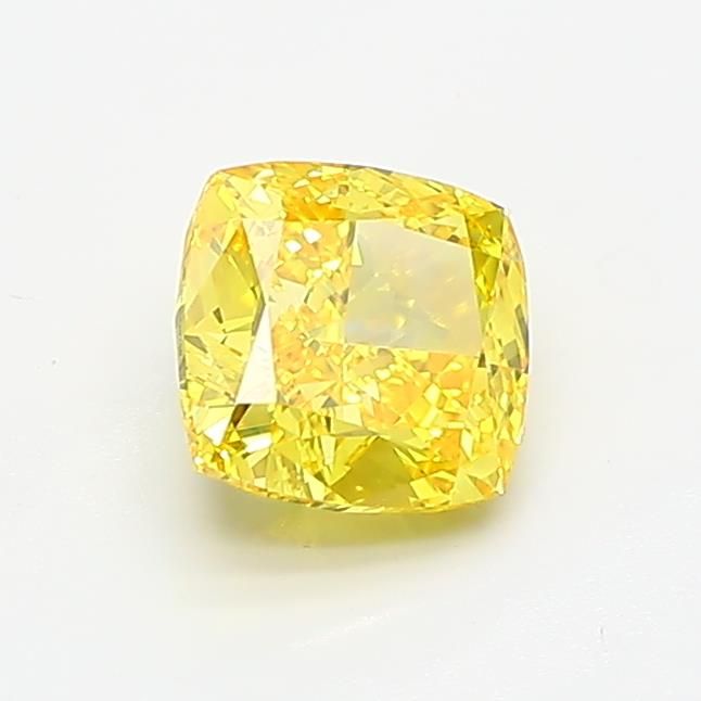 1.03 CT Fancy Vivid Yellow CUSHION MODIFIED