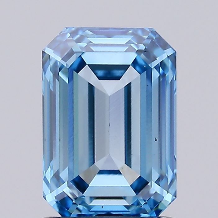 1.52 CT Fancy Intense Blue EMERALD