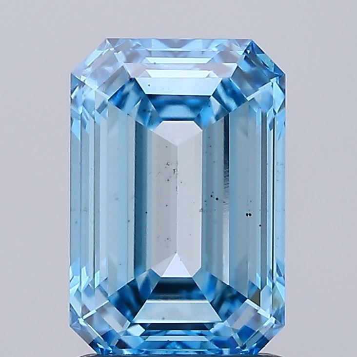 1.67 CT Fancy Vivid Blue EMERALD
