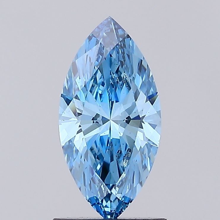 1.0 CT Fancy Vivid Blue MARQUISE