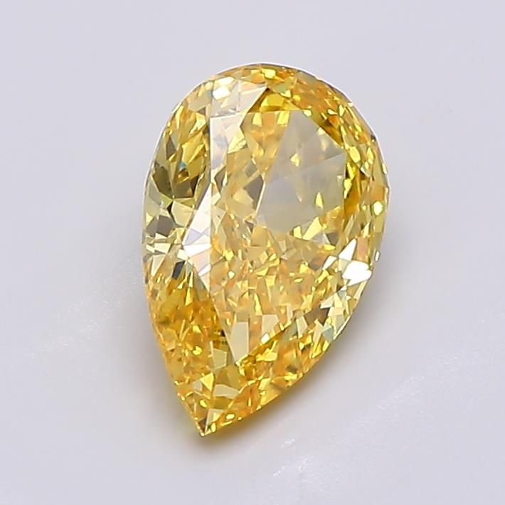 1.4 CT Fancy Vivid Yellow PEAR