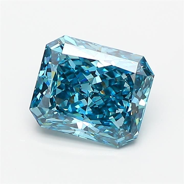 1.85 CT Fancy Vivid Blue RADIANT