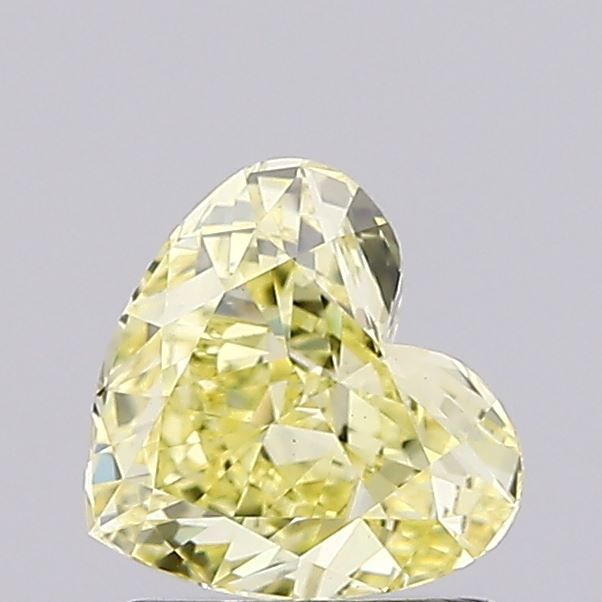 1.02 CT Fancy Yellow HEART