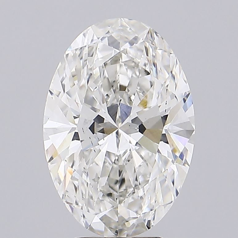 5.20 ct. oval Lab Grown Diamond front image