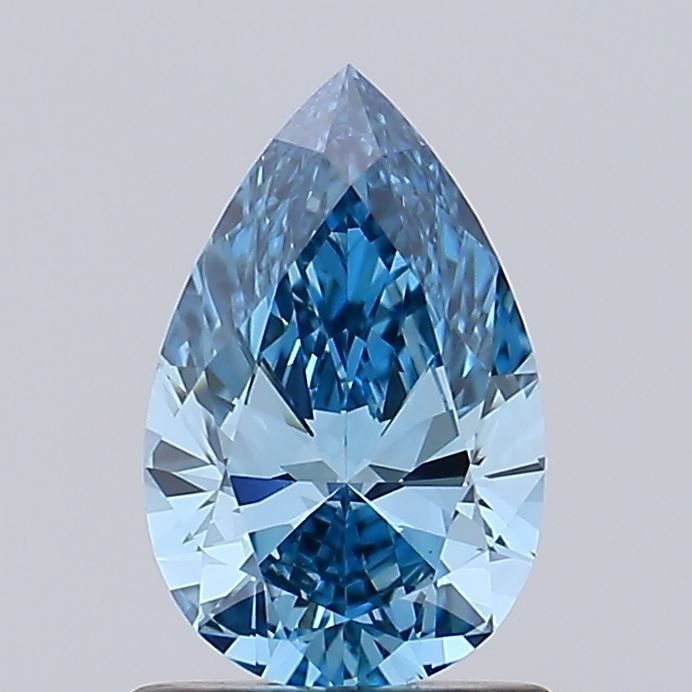 0.98 CT Fancy Vivid Blue PEAR