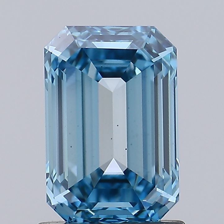1.49 CT Fancy Intense Blue EMERALD