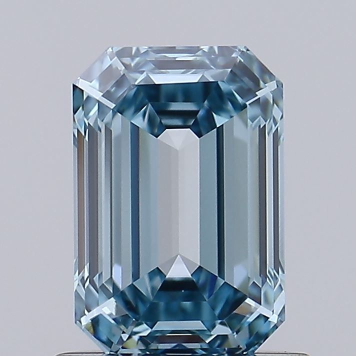1.09 CT Fancy Intense Greenish Blue EMERALD