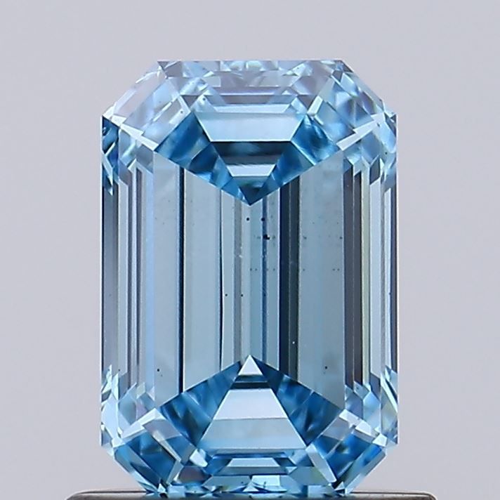 0.98 CT Fancy Intense Blue EMERALD