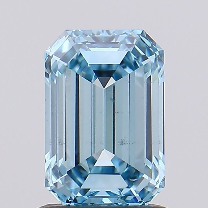 0.9 CT Fancy Vivid Blue EMERALD