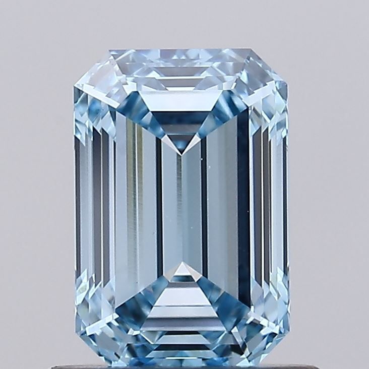 0.92 CT Fancy Intense Blue EMERALD