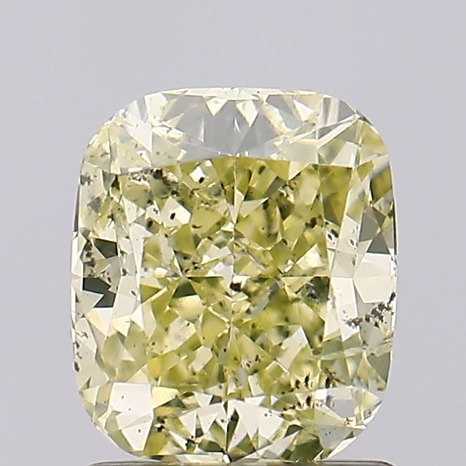 Diament 1.4 ct Fancy Light Greenish Yellow/SI2
