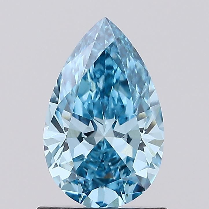 0.97 CT Fancy Vivid Blue PEAR