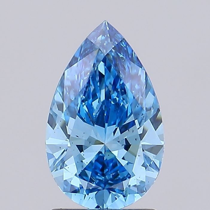 1.53 CT Fancy Vivid Blue PEAR