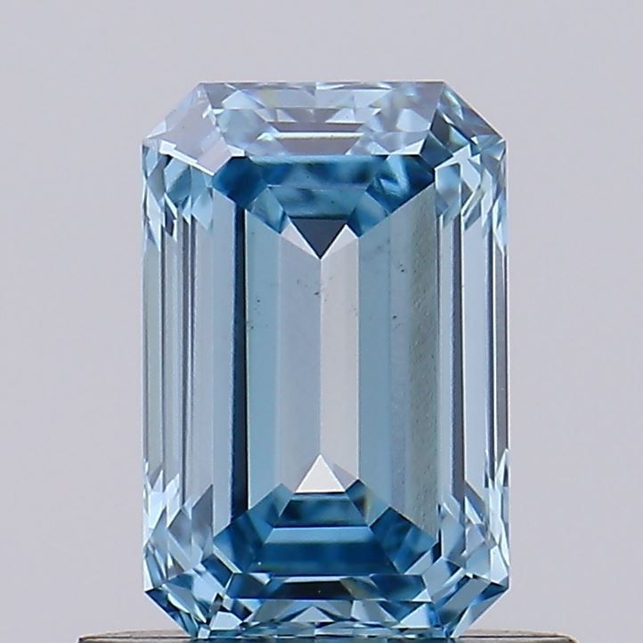 0.74 CT Fancy Intense Blue EMERALD