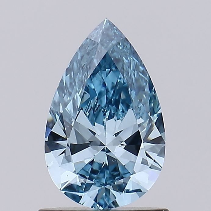 0.8 CT Fancy Vivid Blue PEAR