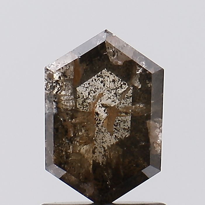Diament 1.31 ct Fancy Salt and Pepper/I3
