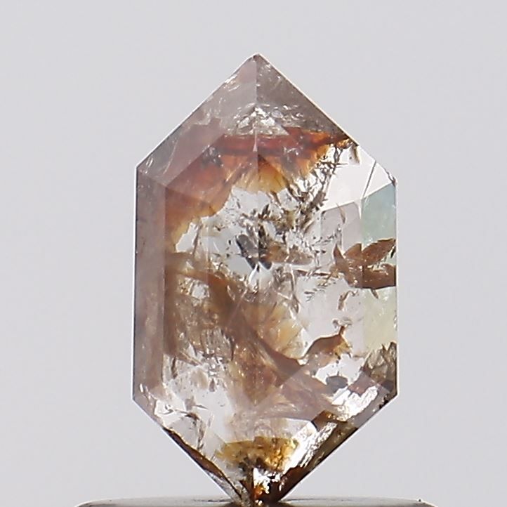 Diament 0.5 ct Fancy Salt and Pepper/I3