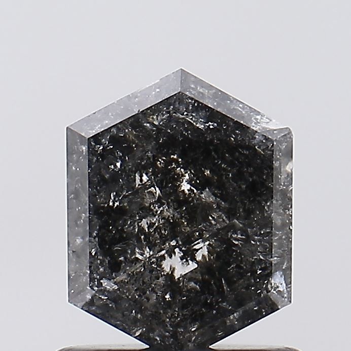 Diament 0.7 ct Fancy Salt and Pepper/I3
