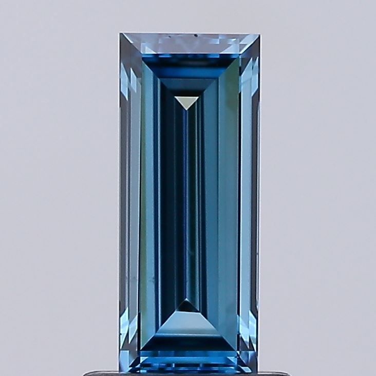1.05 CT Fancy Vivid Blue BAGUETTE