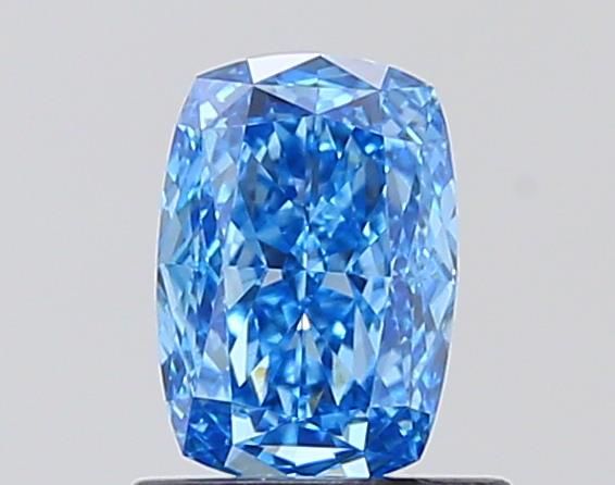 0.91 CT Fancy Vivid Blue CUSHION MODIFIED
