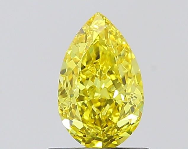 0.96 CT Fancy Vivid Yellow PEAR