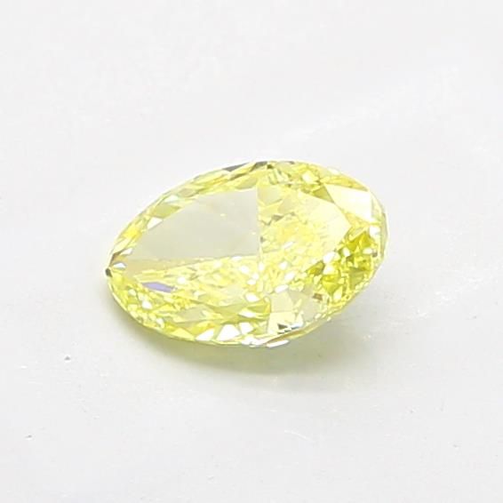 0.84 CT Fancy Intense Yellow OVAL