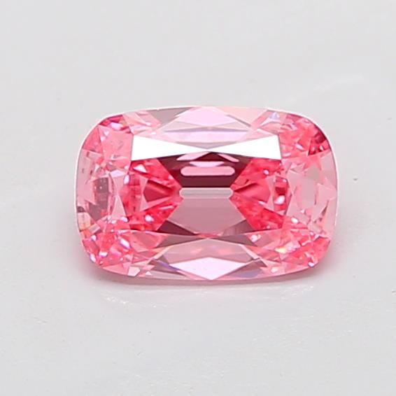 1.31 CT Fancy Vivid Pink CUSHION BRILLIANT