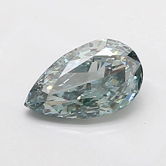 1.55 CT Fancy Vivid Green PEAR