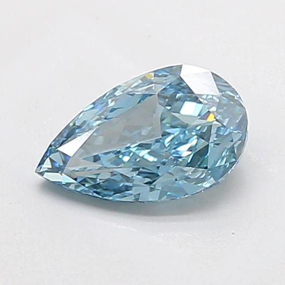 1.55 CT Fancy Vivid Blue PEAR