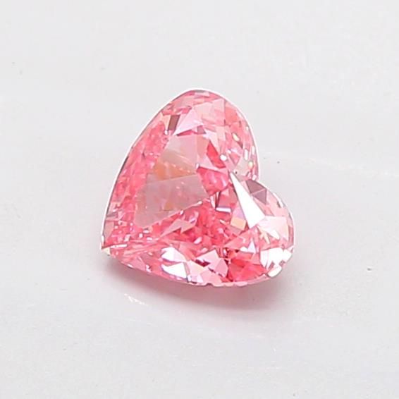 1.02 CT Fancy Vivid Pink HEART