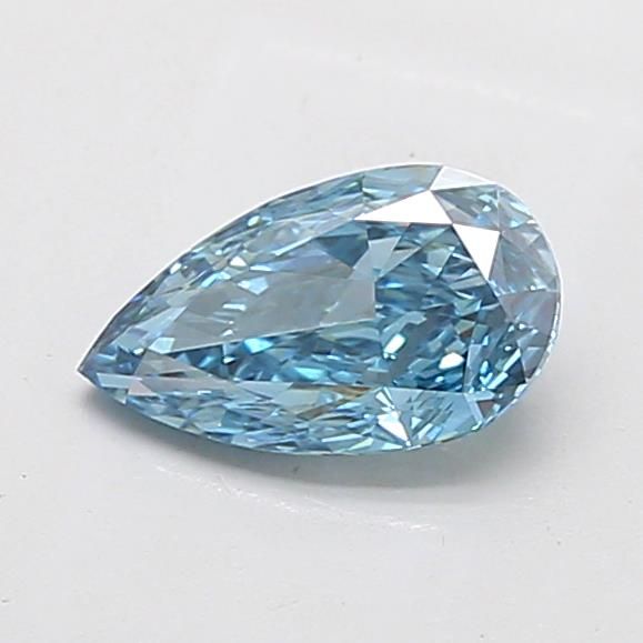 1.5 CT Fancy Vivid Blue PEAR
