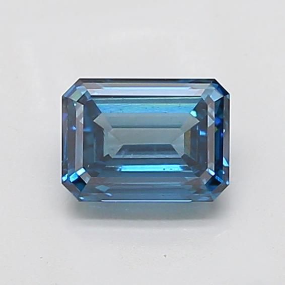 1.54 CT Fancy Vivid Blue EMERALD