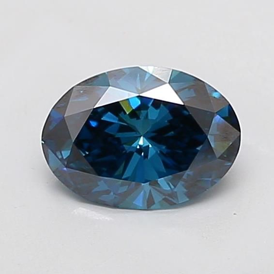 1.52 CT Fancy Deep Blue OVAL