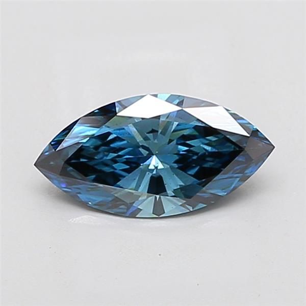 1.47 CT Fancy Deep Blue MARQUISE