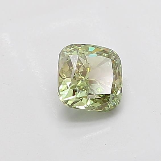 0.92 CT Fancy Intense Green CUSHION MODIFIED