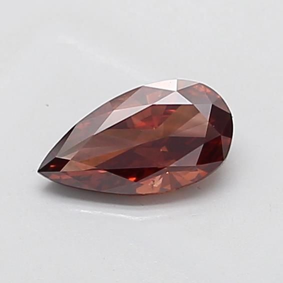 1.02 CT Fancy Deep Brown PEAR