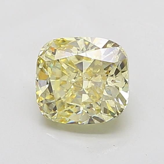 2.02 CT Fancy Yellow CUSHION MODIFIED
