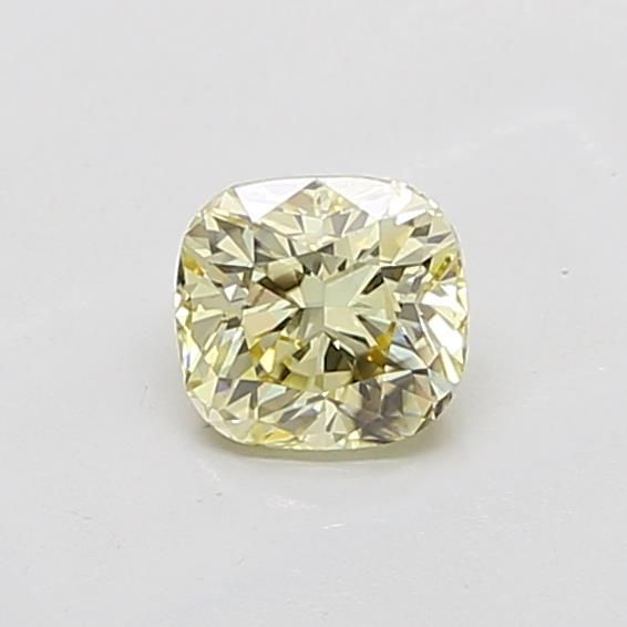 1.02 CT Fancy Light Yellow CUSHION MODIFIED