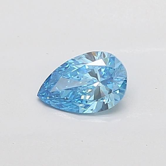 0.61 CT Fancy Vivid Blue PEAR