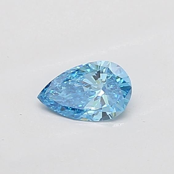 0.45 CT Fancy Vivid Blue PEAR