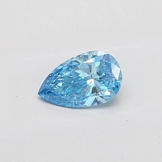 0.46 CT Fancy Vivid Blue PEAR