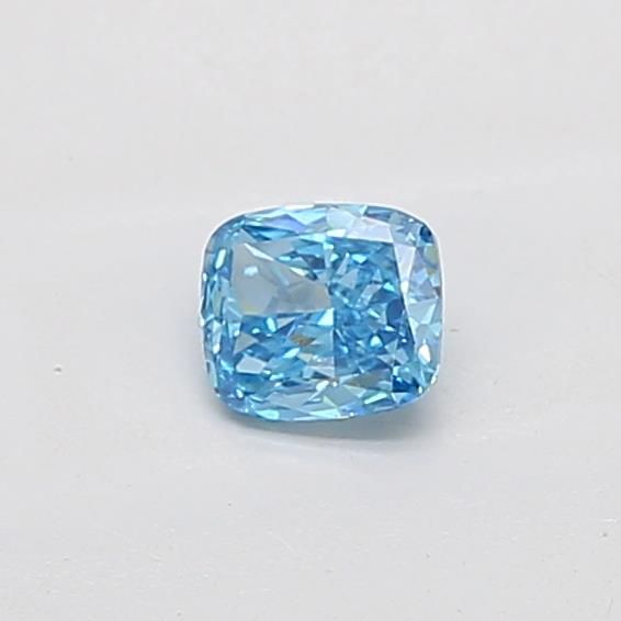 0.5 CT Fancy Vivid Blue CUSHION MODIFIED