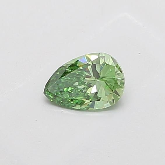 0.47 CT Fancy Vivid Green PEAR