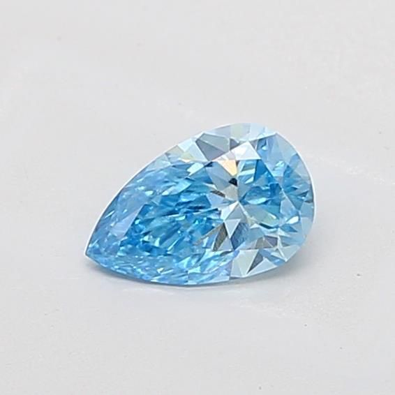 0.67 CT Fancy Vivid Blue PEAR
