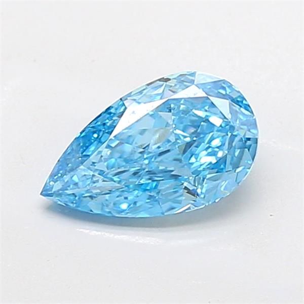 1.59 CT Fancy Vivid Blue PEAR