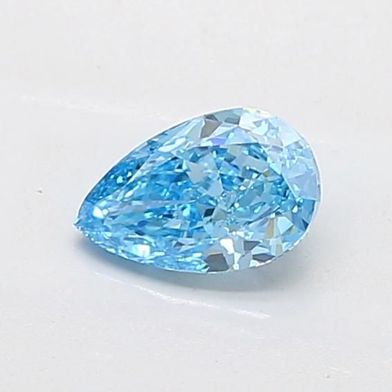 1.09 CT Fancy Vivid Blue PEAR