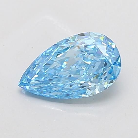 1.51 CT Fancy Vivid Blue PEAR