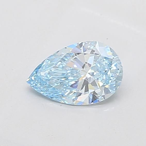 0.91 CT Fancy Vivid Blue PEAR