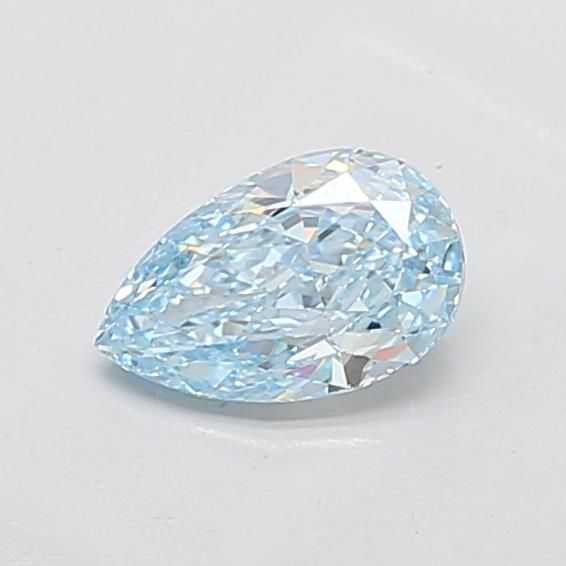 1.08 CT Fancy Vivid Blue PEAR